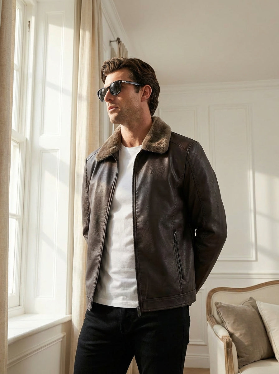 Chaqueta de Cuero