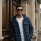 Campera de Algodón Azul marino