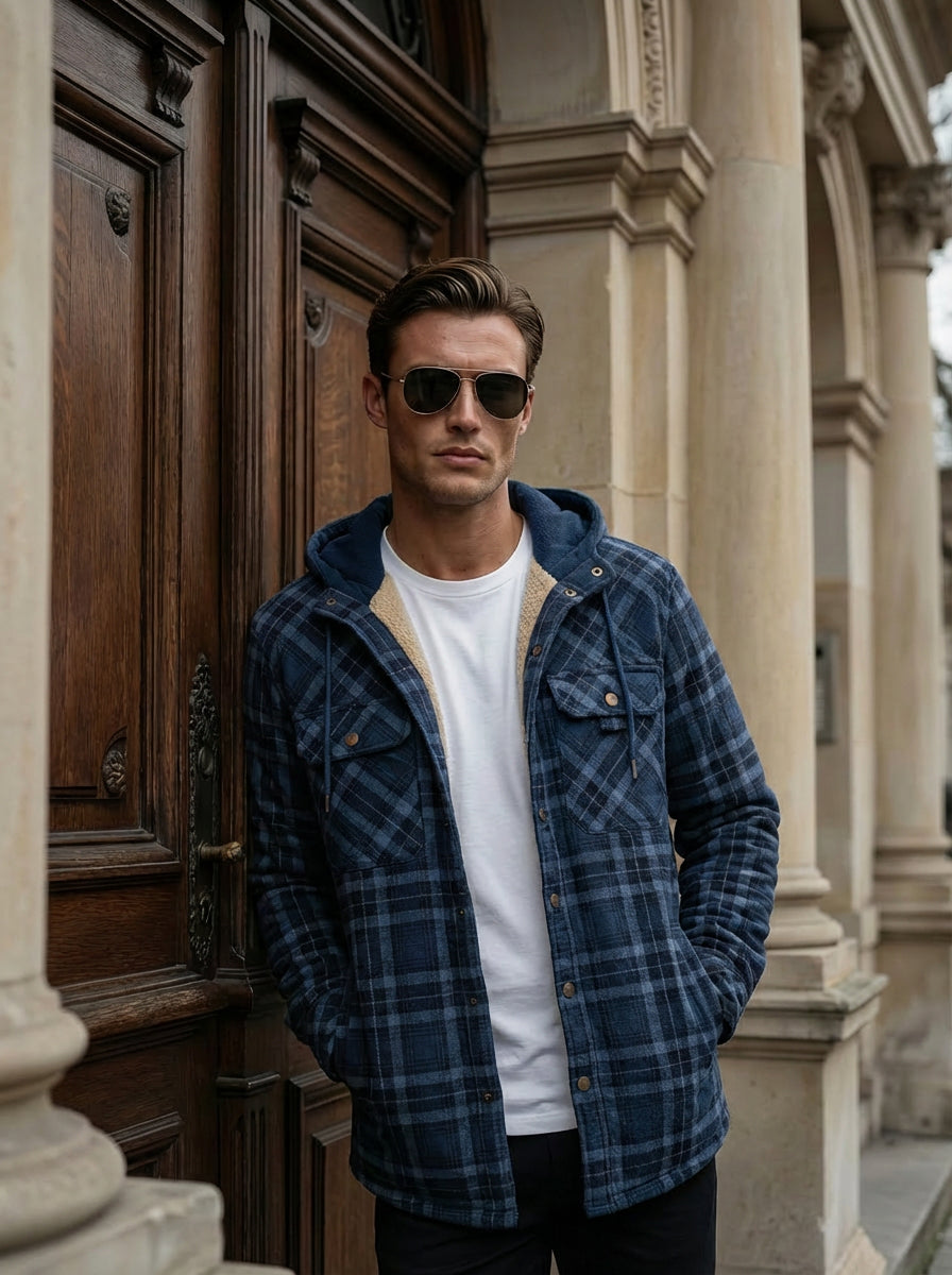 Campera de Algodón Azul marino