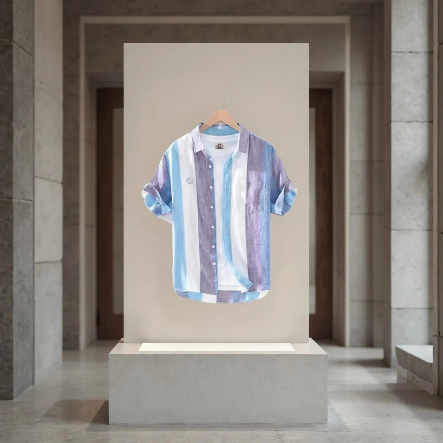 Camisa London Eye  (100% lino) GOAT London