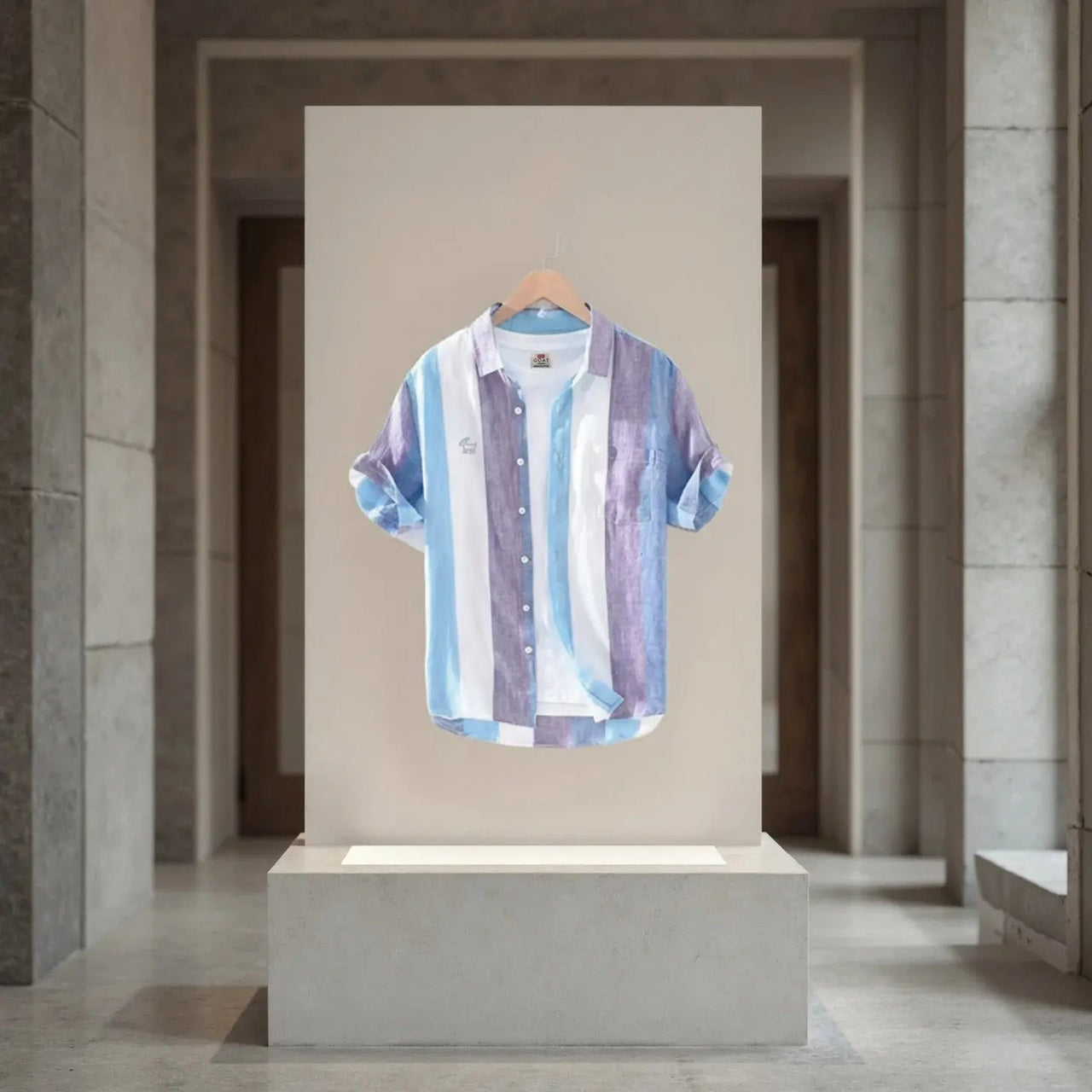 Camisa London Eye  (100% lino) GOAT London