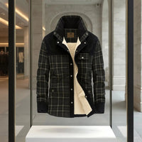 Thumbnail for Chaqueta con corderito a cuadros GOAT London