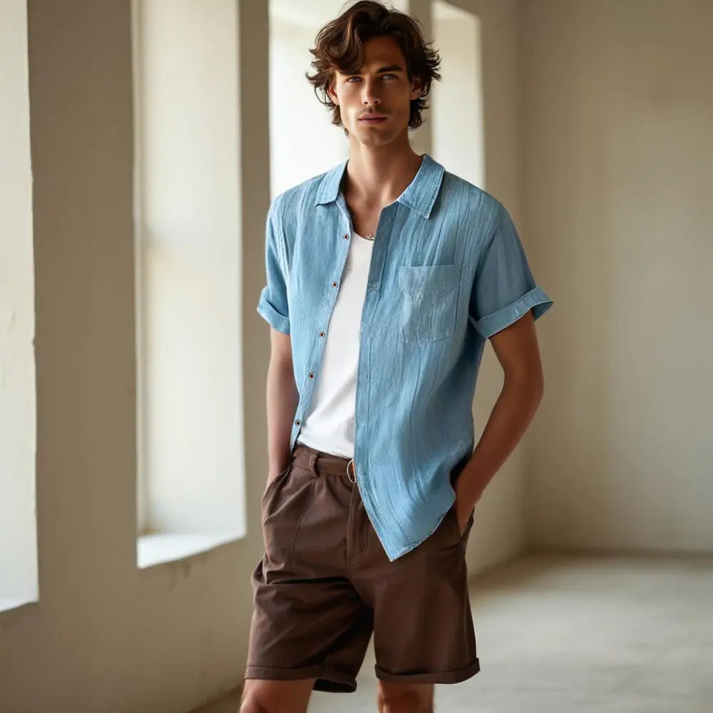 Camisa Richmond 100% de lino GOAT London