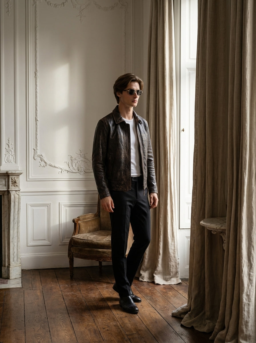 Chaqueta de Cuero Vacuno Goat London Dia del Padre