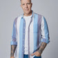 Camisa London Eye mang larga (100% lino) GOAT London