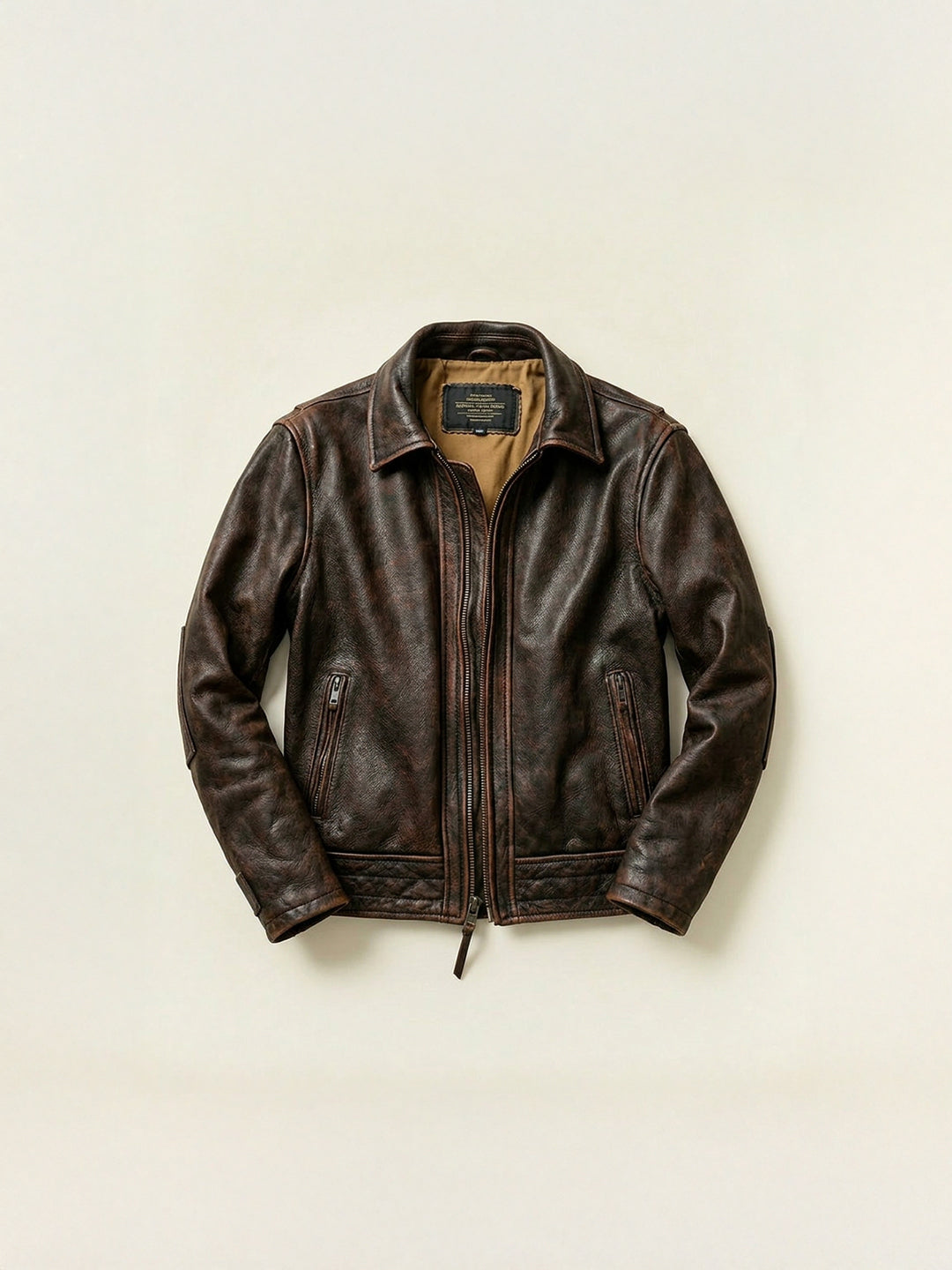 Chaqueta de Cuero Vacuno  Camden
