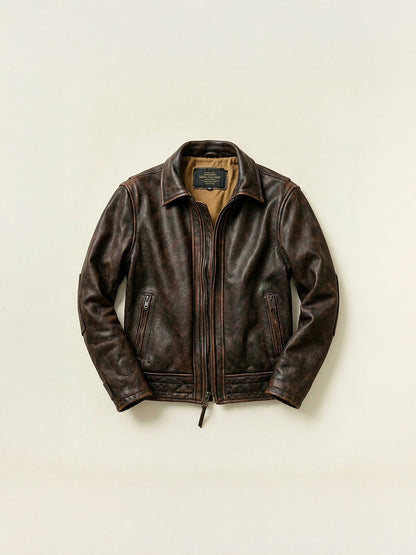 Chaqueta de Cuero Vacuno  Camden