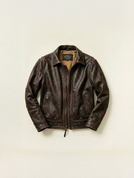 Chaqueta de Cuero Vacuno  Camden