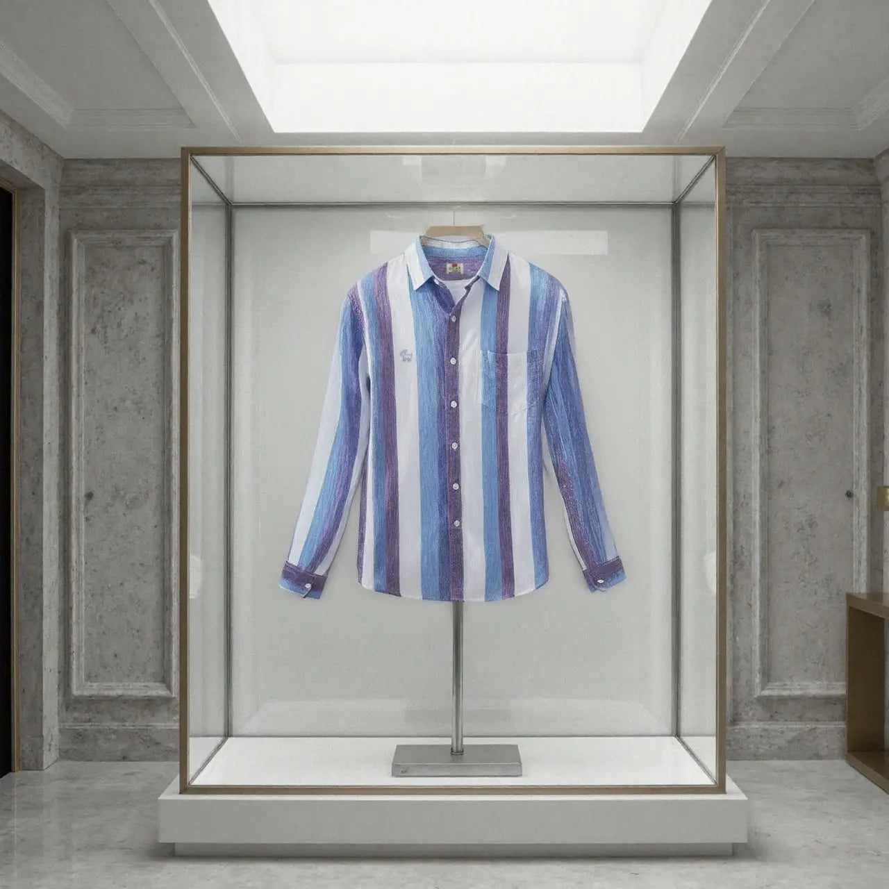 Camisa London Eye mang larga (100% lino) GOAT London