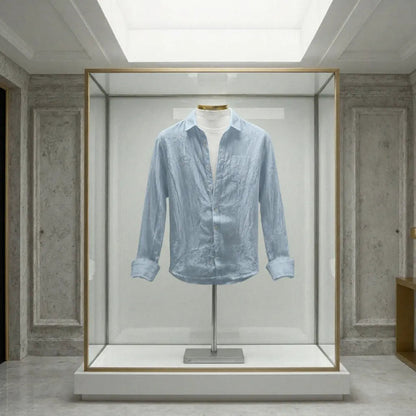Camisa Richmond 100% de lino manga larga GOAT London