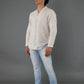 Camisa de lino Manga Larga cuello en  V GOAT London