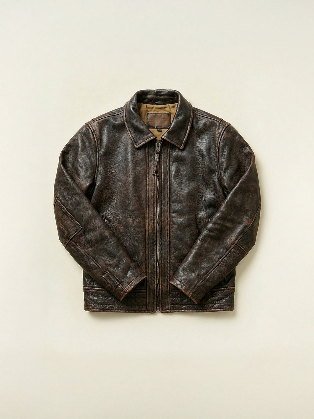 Chaqueta de Cuero Vacuno  Camden