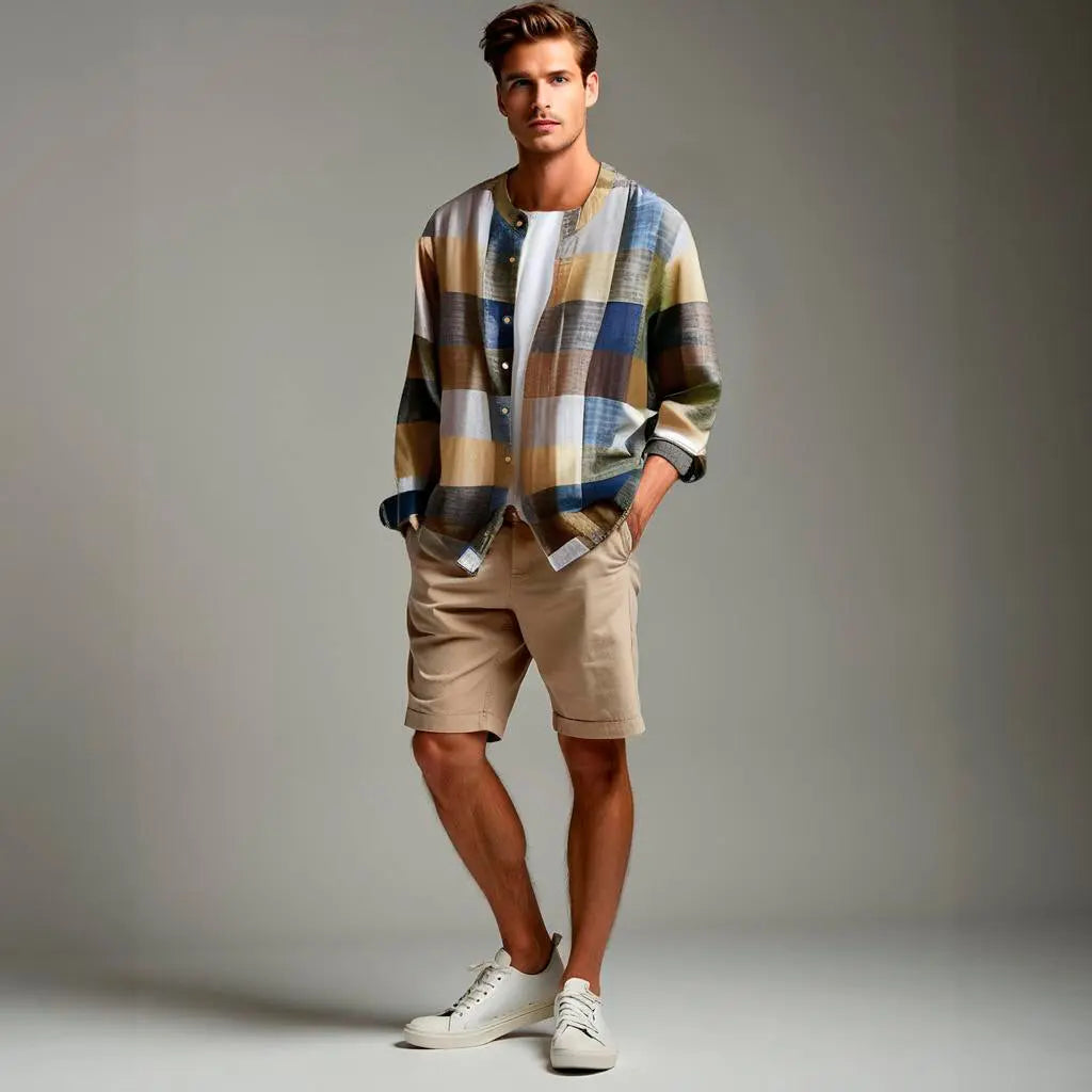 Camisa 100% Lino a Cuadros GOAT London