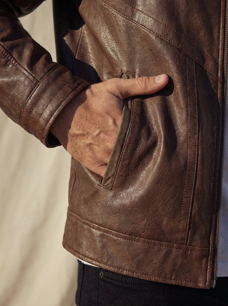 Chaqueta de Cuero