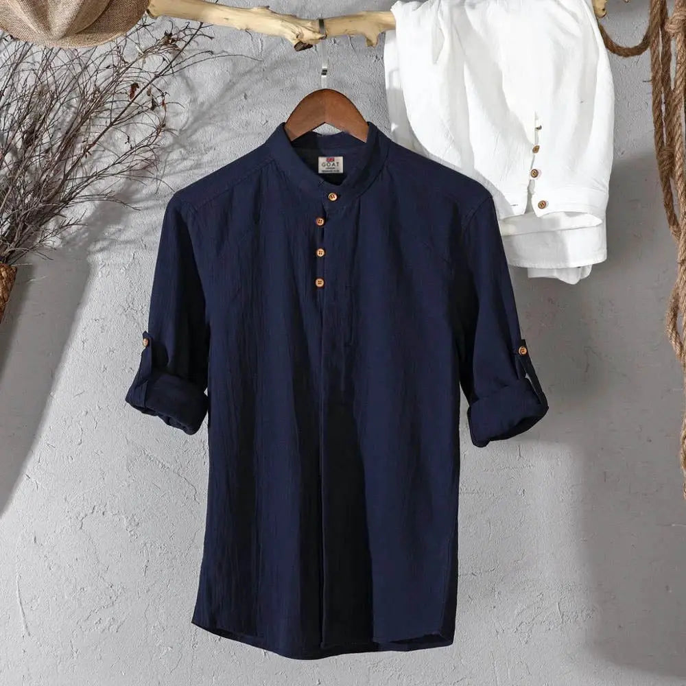 Camisa de lino Manga Larga GOAT London