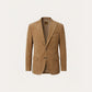 Blazer De Pana Marrón Oscuro