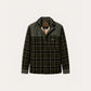 Chaqueta con corderito a cuadros Dark brown