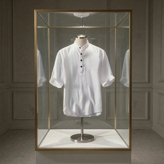 Camisa de Seda manga corta hasta 10XL GOAT London
