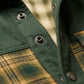 Chaqueta con corderito a cuadros Dark brown