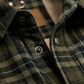 Chaqueta con corderito a cuadros Dark brown
