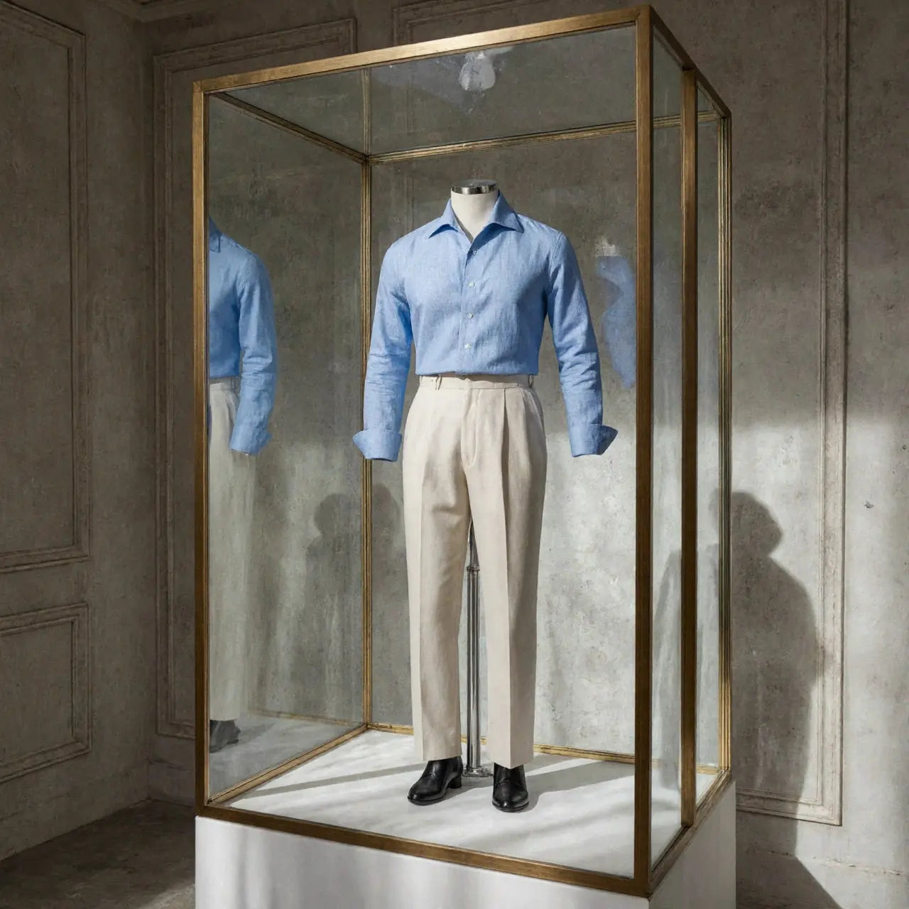 Camisa de Vestir 100% lino old money GOAT London