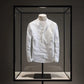 Camisa de lino Manga Larga cuello mao GOAT London