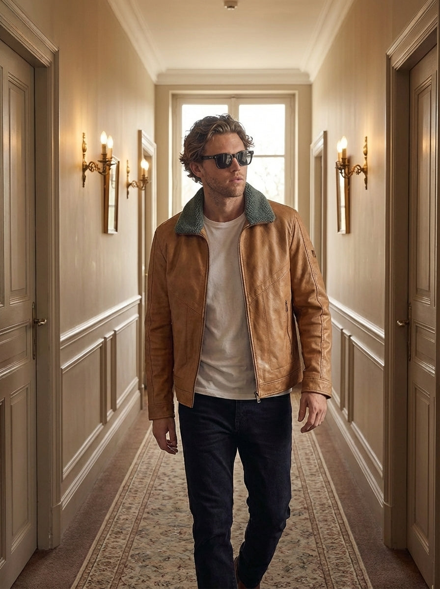 Chaqueta de Cuero