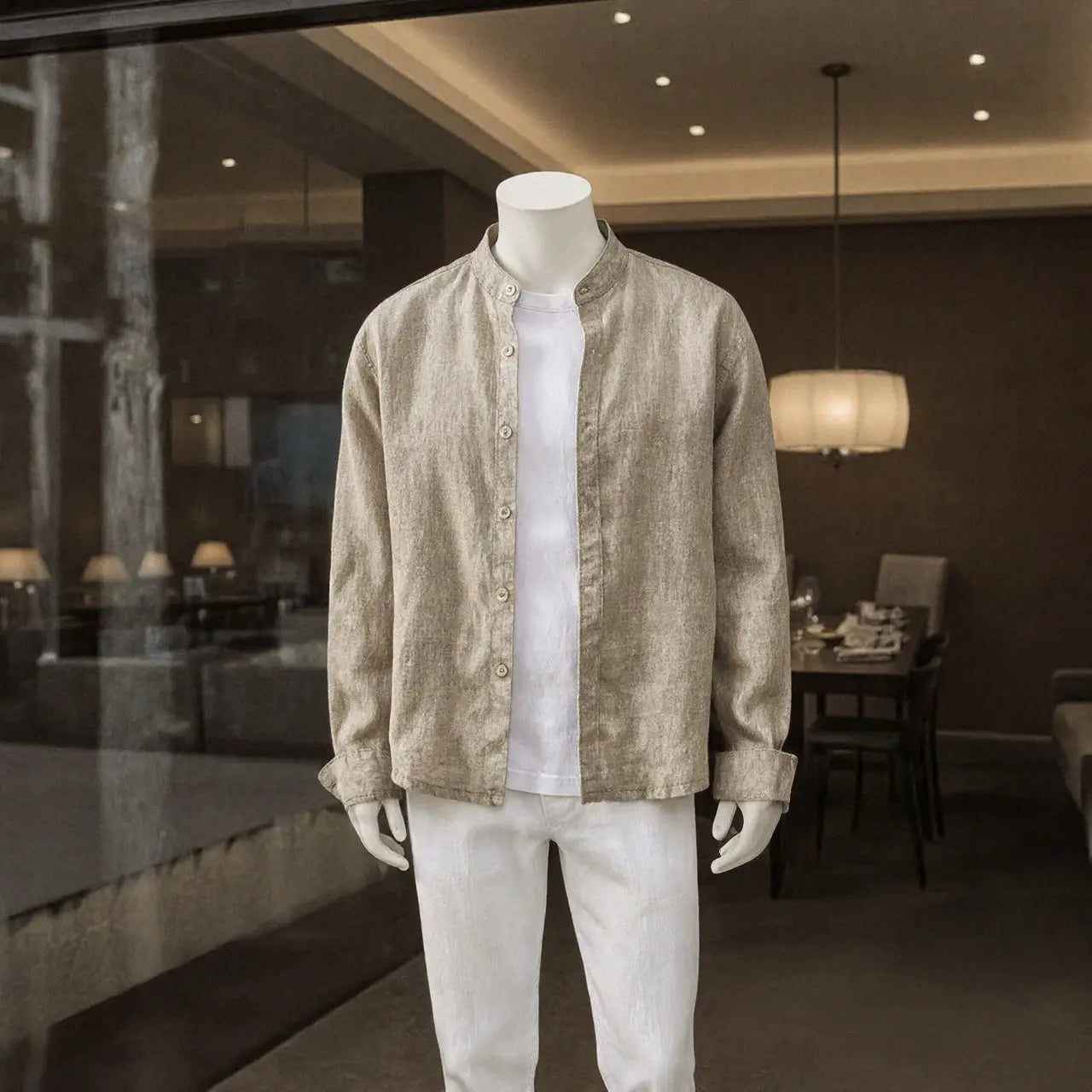Camisa de 100% lino high quality GOAT London