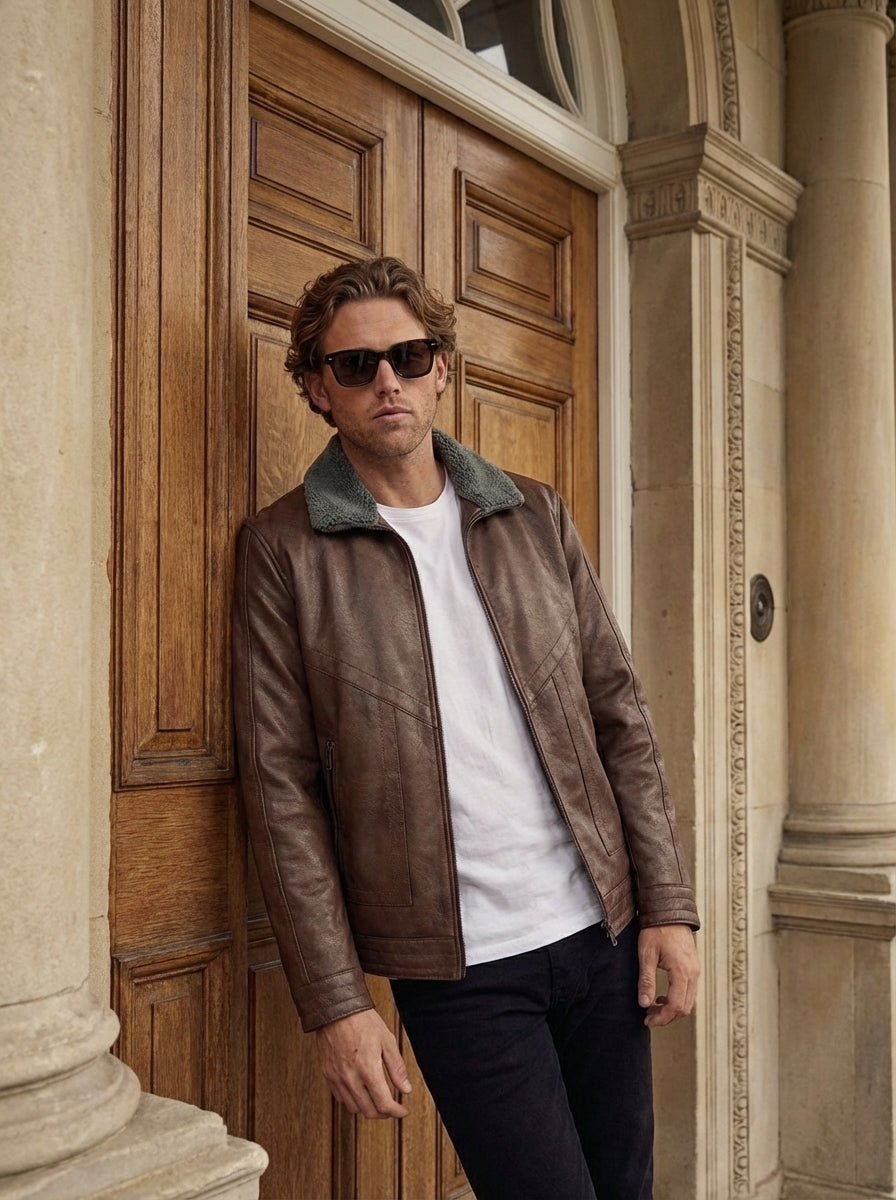 Chaqueta de Cuero