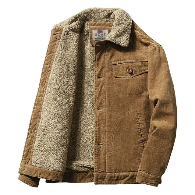 Chaqueta de Corderito Marrón GOAT London