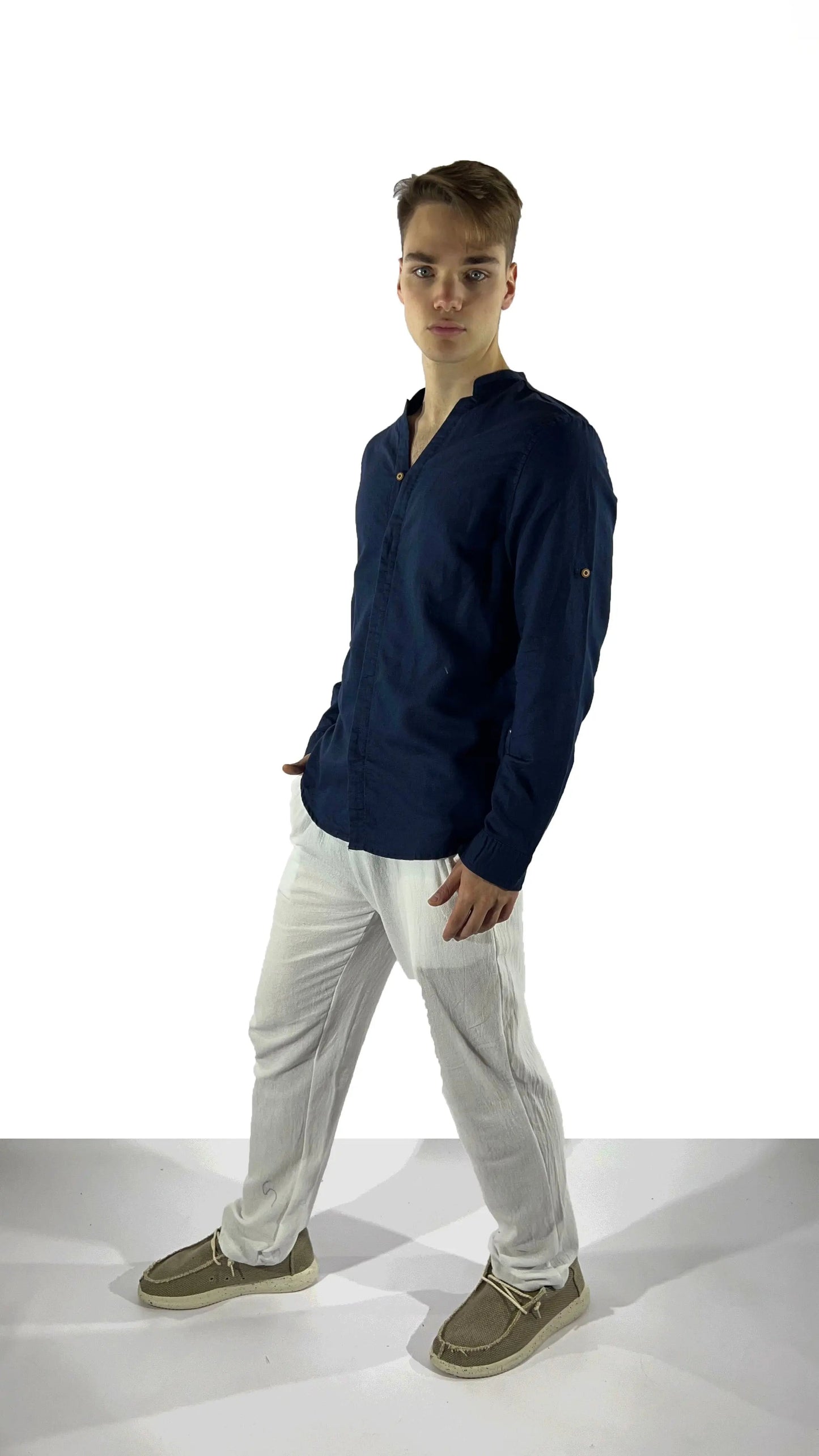 Pantalon de Bambula y lino GOAT London