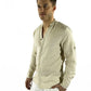 Camisa de lino Manga Larga cuello en  V GOAT London
