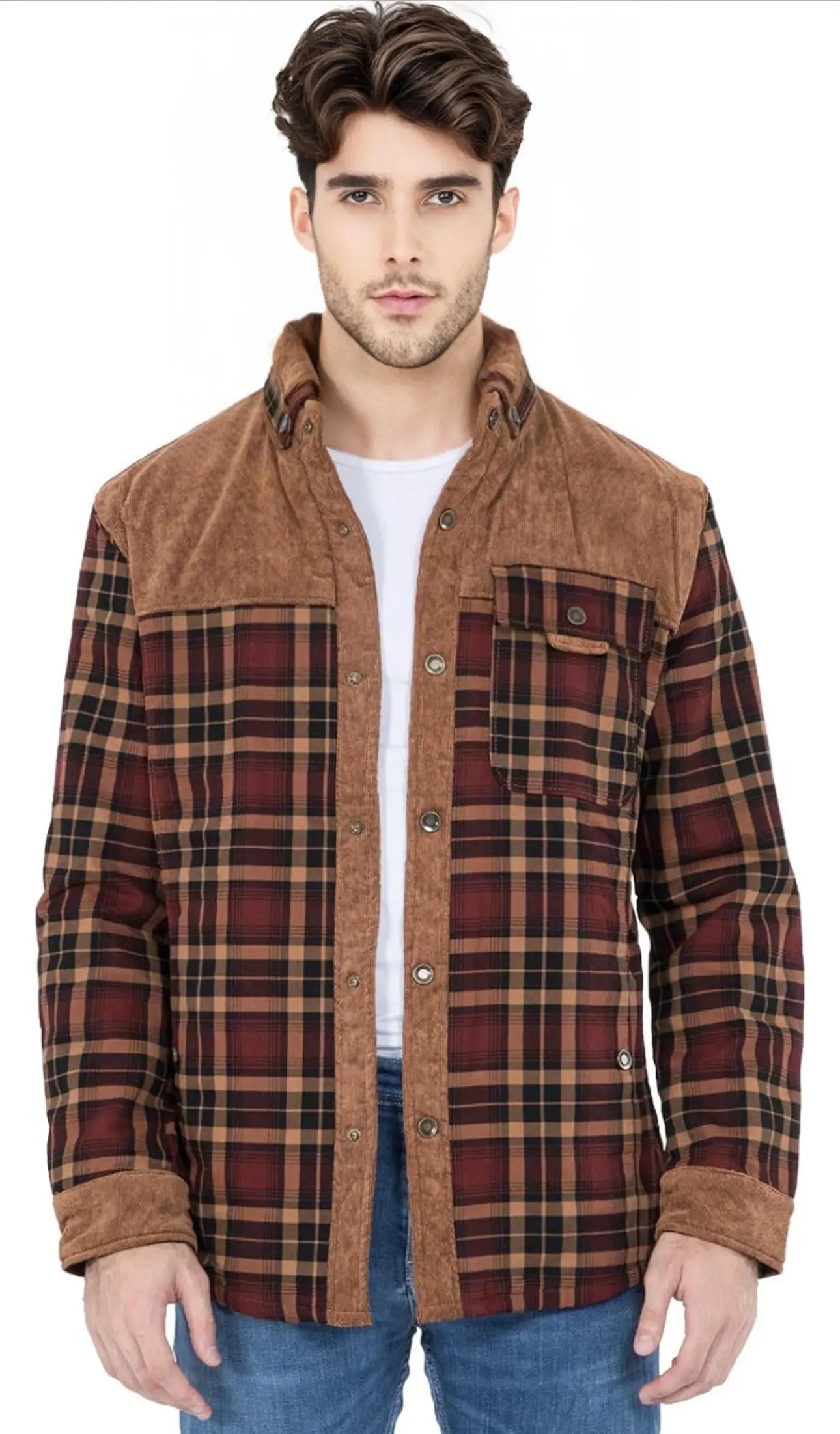 Chaqueta con Corderito a Cuadros GOAT London