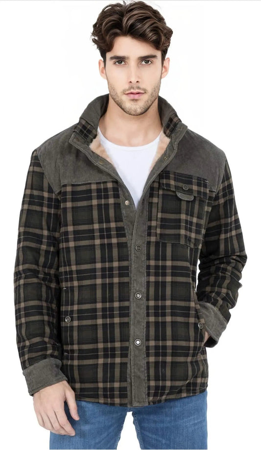 Chaqueta con Corderito a Cuadros GOAT London