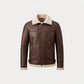 Chaqueta de cuero de chancho