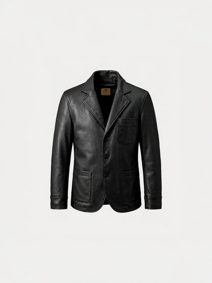 Chaqueta de Cuero 20 Negro