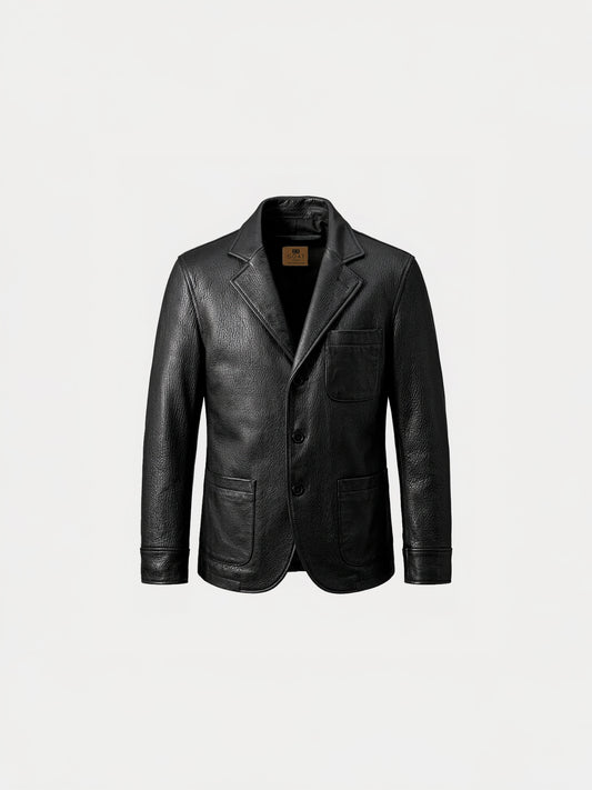 Chaqueta de Cuero 20 Negro