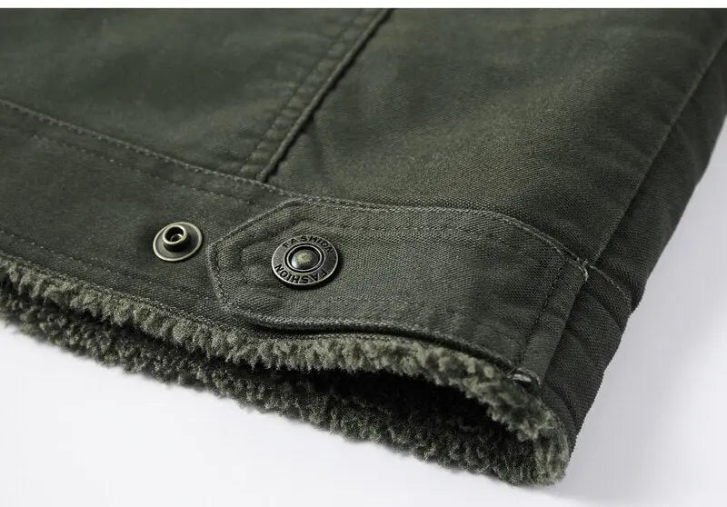 Chaqueta con forro de Sherpa Verde GOAT London