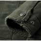 Chaqueta con forro de Sherpa Verde GOAT London