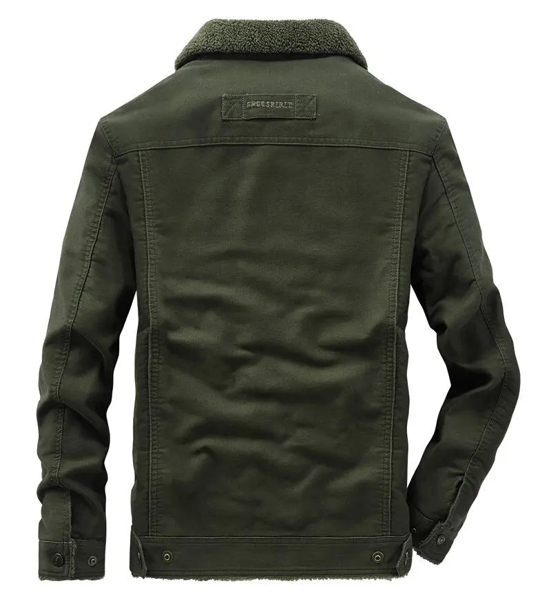 Chaqueta con forro de Sherpa Beige GOAT London