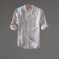 Camisa de lino Manga Larga cuello en  V GOAT London