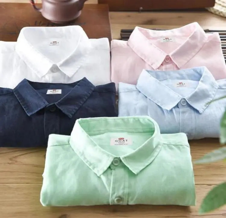 Camisa Holborn 100% lino GOAT London