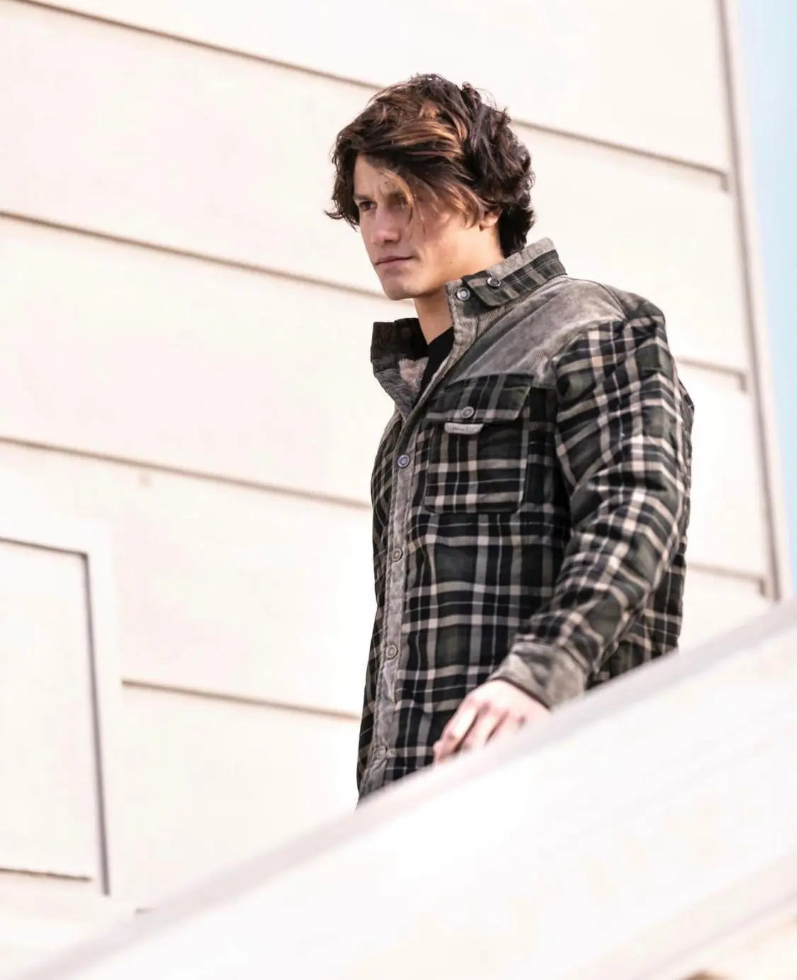 Chaqueta con Corderito a Cuadros GOAT London