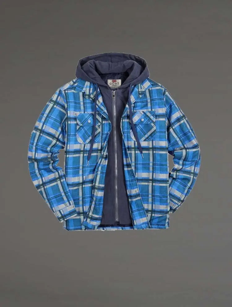 Campera Liviana a cuadros Con Capucha GOAT London