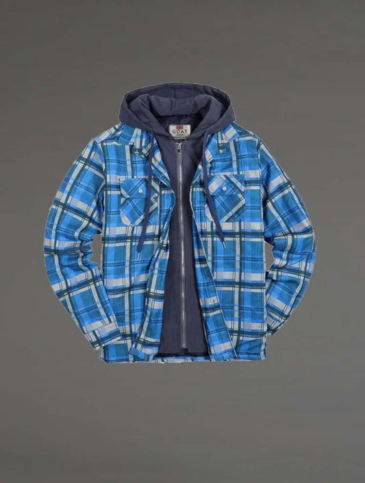 Campera Liviana a cuadros Con Capucha GOAT London