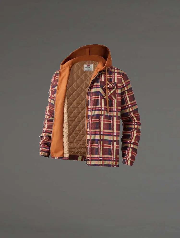 Campera Liviana a cuadros Con Capucha GOAT London