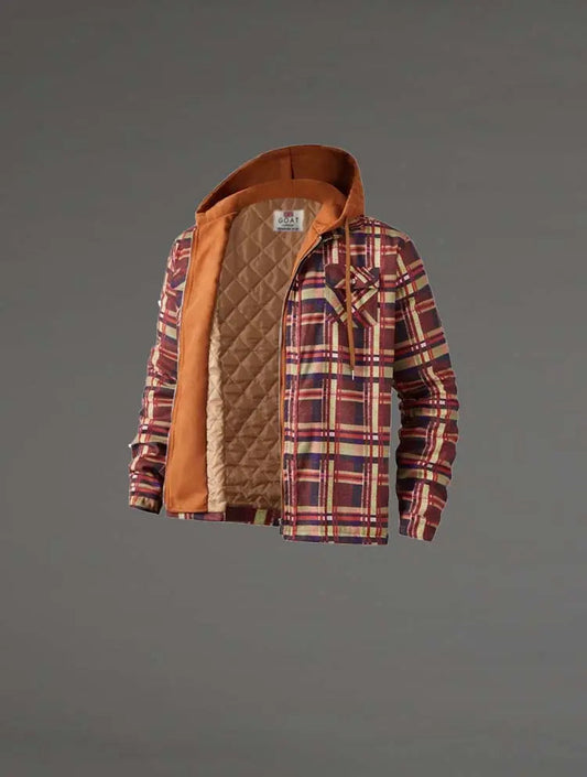Campera Liviana a cuadros Con Capucha GOAT London