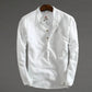 Camisa de lino Manga Larga cuello mao GOAT London
