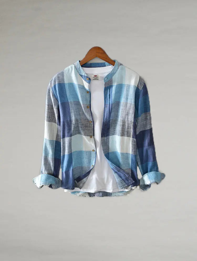 Camisa 100% Lino a Cuadros GOAT London