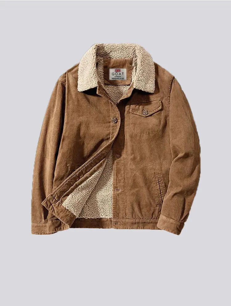 Chaqueta de Corderito Marrón GOAT London